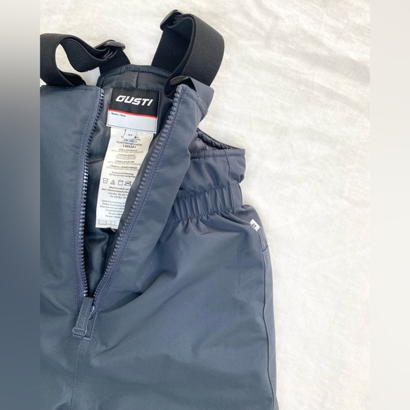 GUSTI Grey Bib Overall Snowpants Winter Wear 2T - Picture 8 of 11